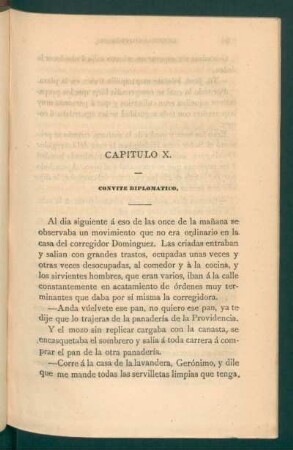 Capítulo X. - Convite diplomático.