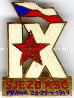 Parteitag der KP der Tschechoslowakei (KPC), 9., Prag