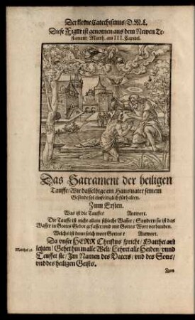 Das Sacrament der heiligen Tauffe ...