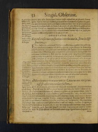 Observatio XLV. Expensae referuari possunt in interlocutoria, secus in diffinitiua.