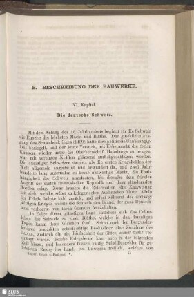 B. Beschreibung der Bauwerke