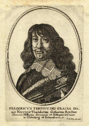 Bildnis von Friedrich III. (1609-1670), König von Dänemark