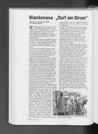 Blankenese "Dorf am Strom"