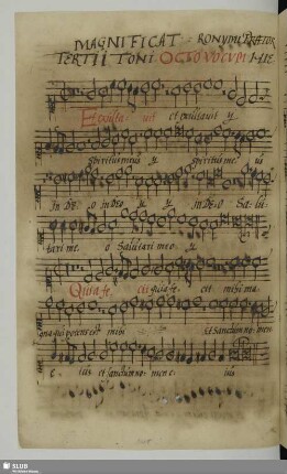Praetorius, Hieronymus: Magnificat in 3.Ton (phrygisch)
