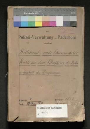 Hillebrands- bzw. Schwarzendahls Mühle am Nebenfluß der Pader außerhalb der Ringmauern