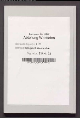 Brennholzberechtigungen auf den Forsten der Krondomäne Büren