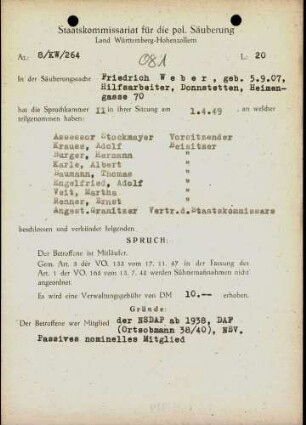 Weber, Friedrich