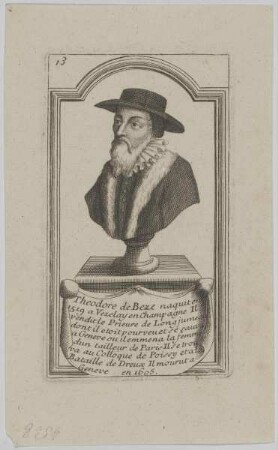 Bildnis des Theodore de Beze