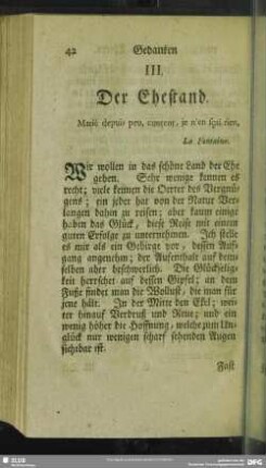 III. Der Ehestand