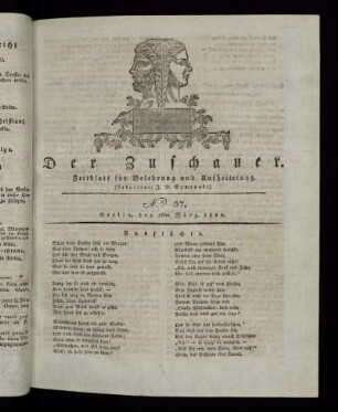 No. 37 - 26. März 1822