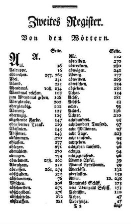 Zweites Register