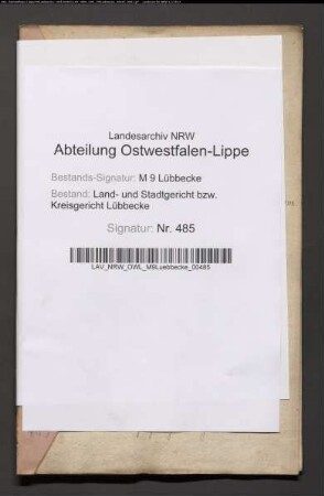 Erblasser: Greber, Heinrich Wilhelm: