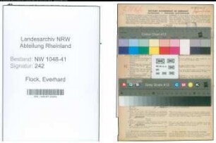 Entnazifizierung Everhard Flock , geb. 11.12.1907 (Polizist)