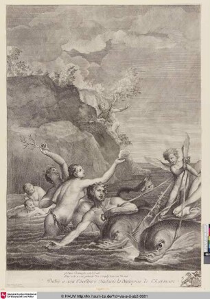 [Der Triumph der Galatea, linkes Blatt; Galatée Triomphe sur l'Onde]