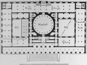 Berlin, Altes Museum, Berlin, Grundriss. Karl Friedrich Schinkel