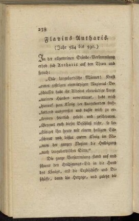 Flavius Autharis. (Jahr 584 bis 590.)