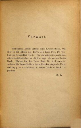 Über den Zusammenhang der progressiven perniciösen Anaemie mit der Gravidität : Inaug.-Diss.