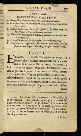337-347, Liber XXI. Breviarivm Capitvm