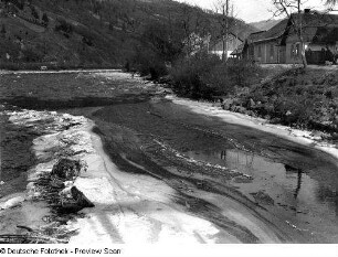 Rachow. Ortsteilansicht mit Zipser Ufer. Blick über die Theiß