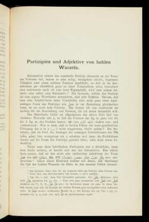 207-216, Partizipien und Adjektive von hohlen Wurzeln