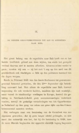 IX. De verdere krijgsverrichtingen tot aan de expeditien naar Boni
