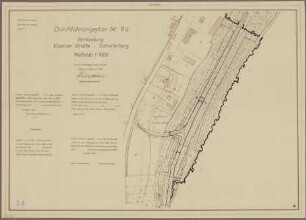 Durchführungsplan Nr. 9a, Verbindung Eiserner Straße - Schieferberg, Stadtkreis Siegen, Gemarkung Siegen, Flur F
