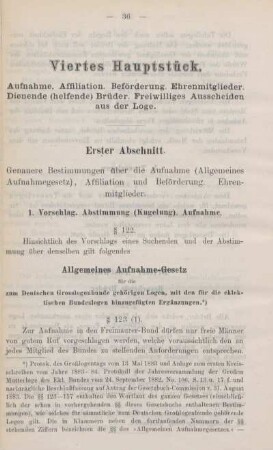1. Vorschlag. Abstimmung (Kugelung). Aufnahme.