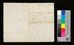 Brief von Poock an die lieben Eltern und Geschwister