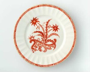 Teller "Art Déco-Dekor mit Blumen"