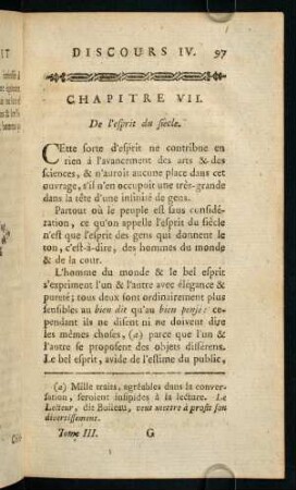 97-111, Chapitre VII. De l'esprit du siècle.