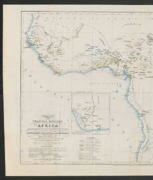 Map of the Tropical Regions of Africa.