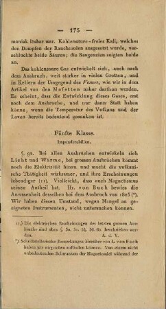 Fünfte Klasse.