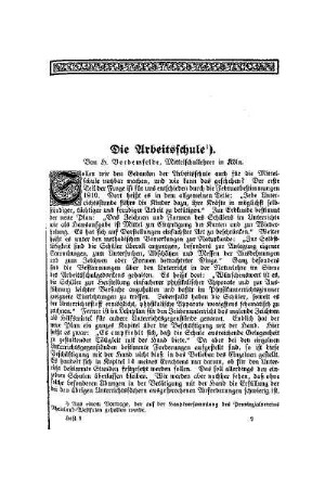 Die Arbeitsschule