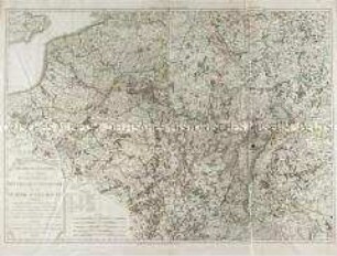 Théatre de la Guerre, ou Carte des frontières de la République Française et de l'Empire d'Allemagne