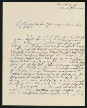 Brief vom 10. Juni 1882