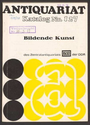 Nr. 127: Bildende Kunst