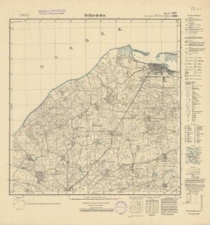 1631 (alte Nr.: 366) Heiligenhafen, Meßtischblatt (4cm - Karte)