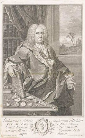 Johannes Christopherus Richter, Kaufmann, kursächsischer Bergrat