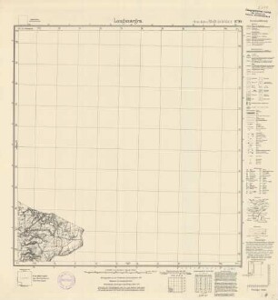 0799 Laugszargen (4-cm-Karte) Meßtischblatt