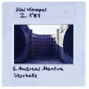 Mantua, S. Andrea : Tonnengewölbe Vorhalle