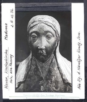 Hoven: Klosterkirche, Madonna, Holz, 2. H. 12. Jhd.
