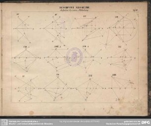 Descriptive Geometrie. Aufgaben der ersten Abtheilung. Taf. III