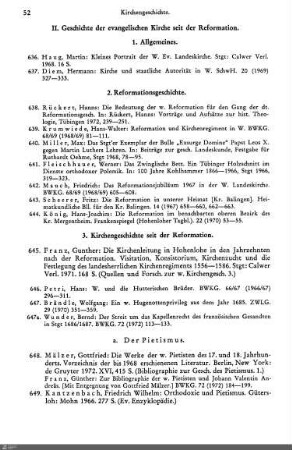3. Kirchengeschichte seit der Reformation