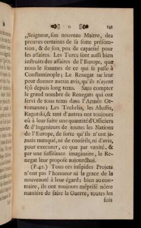141-152, Tous ces insipides Projets n'ont pas ...