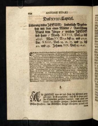 690-749, Das XVIII. Capitel
