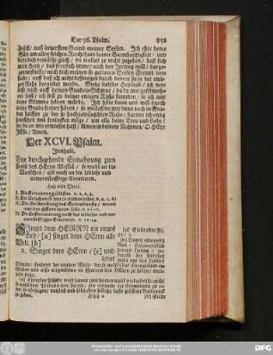 Der XCVI. Psalm.