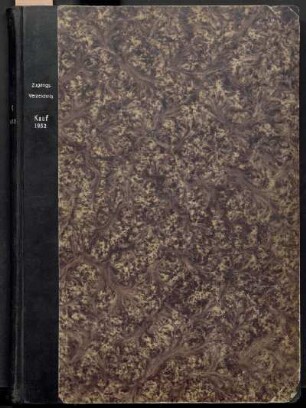 Zugangsverzeichnis Kauf 1932 : 5. April 1932 bis 31. März 1933