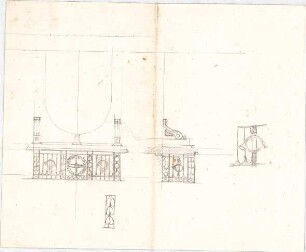 Voit, Johann Michael; Verschiedene Skizzen - Ansichten, Details