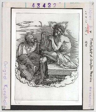Albrecht Dürer: Große Passion, Titelblatt, Detail