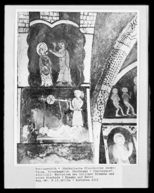 Martyrium des heiligen Erasmus und eines Bischofs